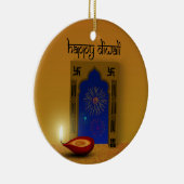 Festive Happy Diwali Fireworks - Ornament (Rechts)