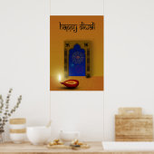 Festive Happy Diwali Fireworks - Poster afdrukken (Keuken)