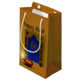 Festive Happy Diwali Fireworks - Small Gift Bag Klein Cadeauzakje