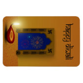Festive Happy Diwali - Flexible Magnet Magneet (Horizontaal)