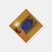Festive Happy Diwali - Paper Napkin Servetten (Hoek)