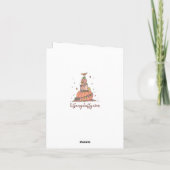 Festive Happy Herfst pompoen Stack met Chicken Kaart (Achterkant)