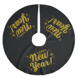 Festive Happy New Year Kerstboom Rok