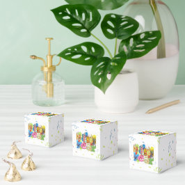 Festive Happy Nieuwjaar Bedankdoosjes