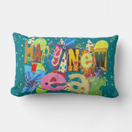 Festive Happy Nieuwjaar Kussen