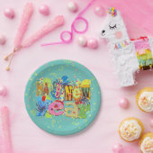 Festive Happy Nieuwjaar Papieren Bordje (Feest)