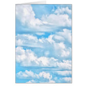 Festive Happy Sunny Clouds Achtergrond (Voorkant)