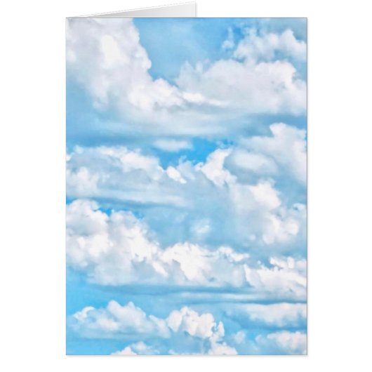 Festive Happy Sunny Clouds Achtergrond (Voorkant)