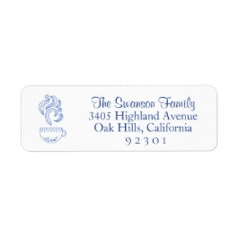 Festive Heritage Coca Return Address Label