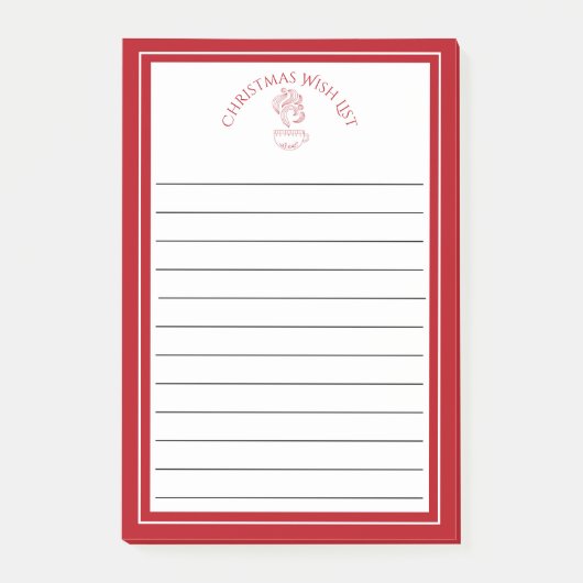 Festive Heritage Cozy Cocoa Holiday Post-it® Notes (Voorkant)