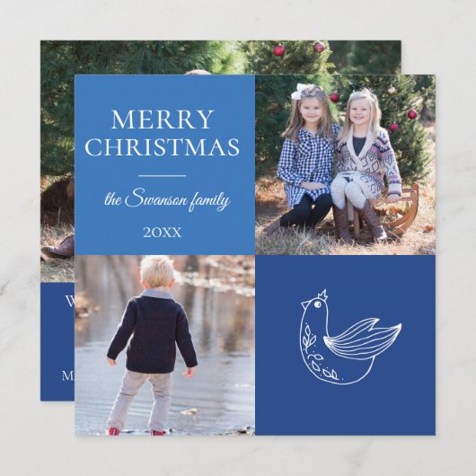 Festive Heritage | Vakantieknopkaart Feestdagenkaart (Voorkant / Achterkant)