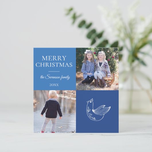 Festive Heritage | Vakantieknopkaart Feestdagenkaart (Staand voorkant)