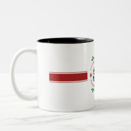 Festive Holiday 67 Soccer Ice Cream Drip Mug, Tweekleurige Koffiemok