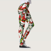 Festive Holiday Background Leggings (Rechts)