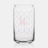 Festive Holiday Bathroom Decor Blikvorm Glas (Achterkant)