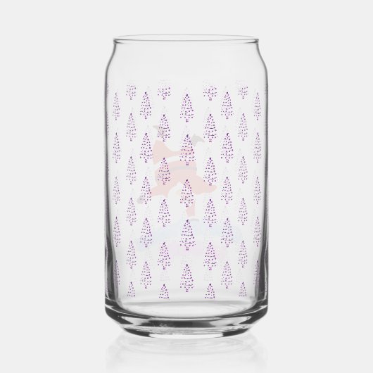 Festive Holiday Bathroom Decor Blikvorm Glas (Achterkant)