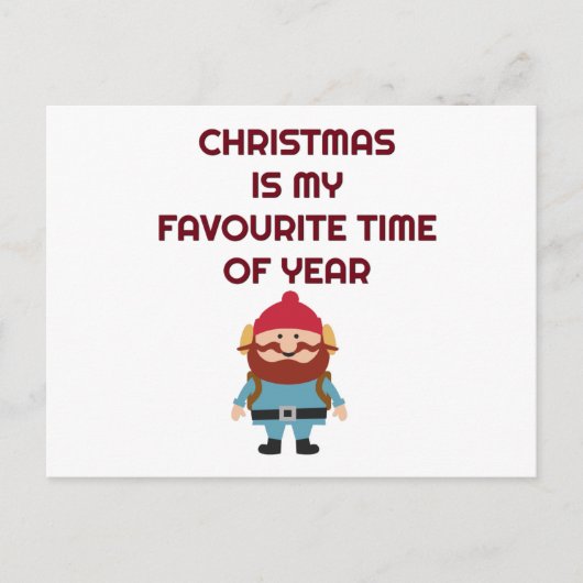 Festive Holiday Briefkaart (Voorkant)