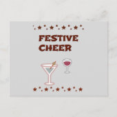 Festive Holiday Briefkaart (Voorkant)