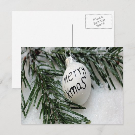 Festive Holiday Briefkaart (Voorkant / Achterkant)