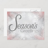 Festive Holiday Briefkaart (Voorkant / Achterkant)