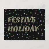 Festive Holiday Briefkaart (Voorkant)