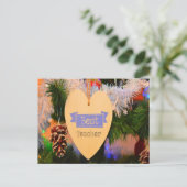 Festive Holiday Briefkaart (Staand voorkant)