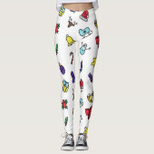 Festive Holiday Christmas Leggings Pants for Women (Voorkant)