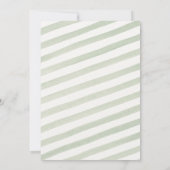 Festive Holiday Christmas Party Botanical Kaart (Achterkant)