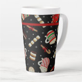 Festive Holiday Coffee Latte Mok (Rechterhoek)