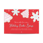 Festive Holiday Cookie Swap Party Uitnodiging