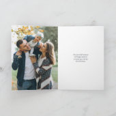 Festive Holiday Deer Kaart (Binnen)