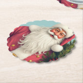 Festive Holiday Designed Kartonnen Onderzetters (Gekanteld)