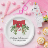 Festive Holiday Dining Décor Papieren Bordje (Feest)