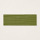 Festive Holiday Forest Gift Labels Mini Visitekaartjes (Achterkant)