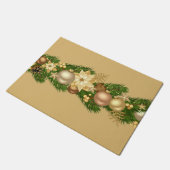 Festive Holiday Garland Doormat Deurmat (Schuin)