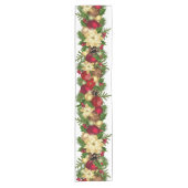 Festive Holiday Garland Table Runner Korte Tafelloper (Voorkant)