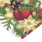 Festive Holiday Garland Table Runner Korte Tafelloper (Hoek)