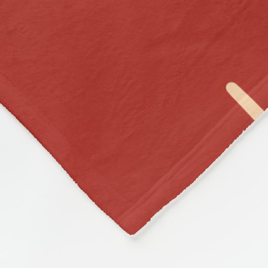 Festive Holiday Glow Fleece Deken (Hoek)