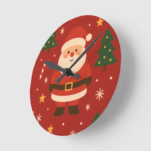 Festive Holiday Glow Ronde Klok (Hoek)