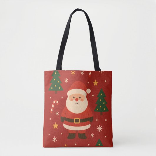 Festive Holiday Glow Tote Bag (Voorkant)