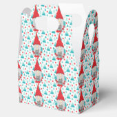 Festive Holiday Gnome with Gifts Bedankdoosjes (Geopend)