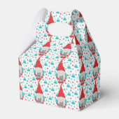 Festive Holiday Gnome with Gifts Bedankdoosjes (Voorkant Zijde)