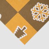 Festive Holiday Grid Pattern Tissuepapier (Detail)