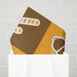 Festive Holiday Grid Pattern Tissuepapier