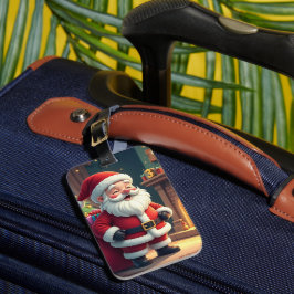 Festive Holiday Home Accent - Christmas Decorative Bagagelabel