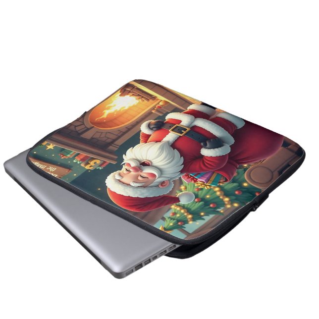 Festive Holiday Home Accent - Christmas Decorative Laptop Sleeve (Voorkant onderkant)