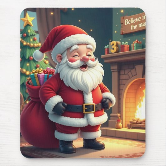 Festive Holiday Home Accent - Christmas Decorative Muismat (Voorkant)