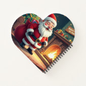 Festive Holiday Home Accent - Christmas Decorative Notitieboek (Achterkant)