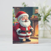 Festive Holiday Home Accent - Christmas Decorative RSVP Kaartje (Staand voorkant)