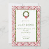 Festive Holiday Invitation Save The Date (Voorkant)
